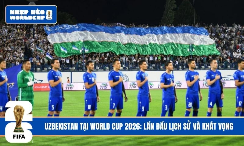 Teams photo of Uzbekistan before match