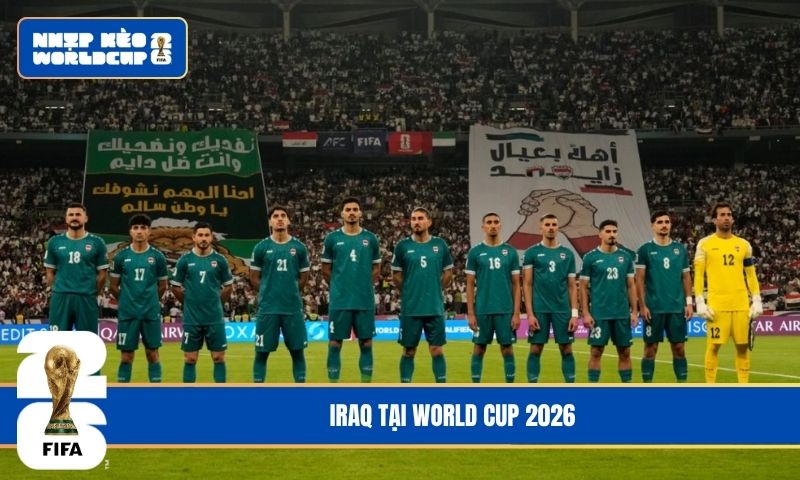 Teams photo of Iraq before match