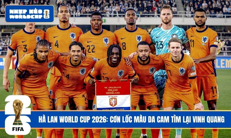 Hà Lan World Cup 2026: Cơn lốc màu da cam tìm lại vinh quang