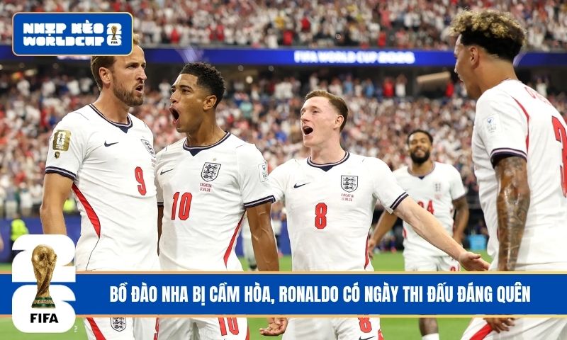 Anh phô diễn sức mạnh, đánh bại Croatia 4-2 ở World Cup 2026