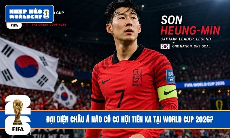 Đại diện châu Á nào có cơ hội tiến xa tại World Cup 2026?