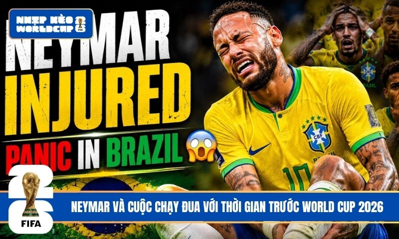 Neymar và cuộc chạy đua với thời gian trước World Cup 2026