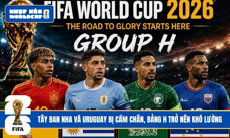 Tây Ban Nha và Uruguay bị cầm chân, bảng H trở nên khó lường