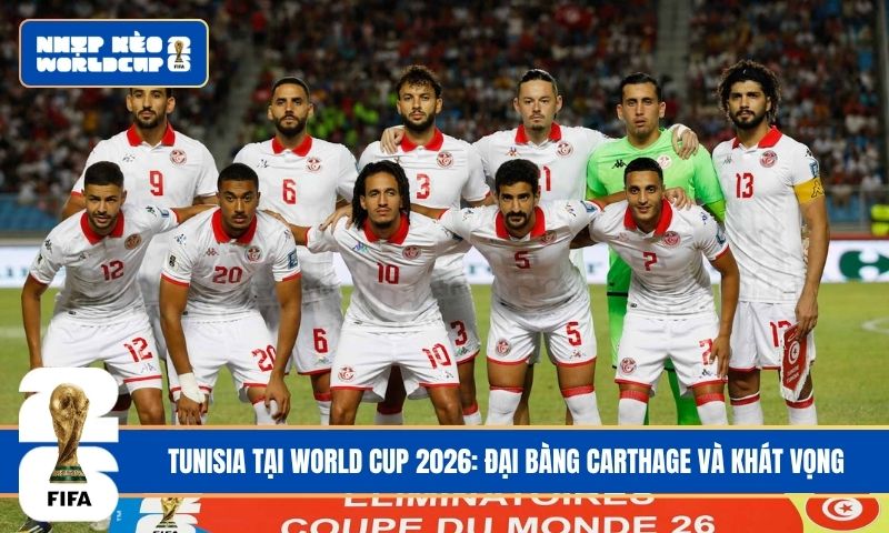 Tunisia tại World Cup 2026: Đại bàng Carthage và khát vọng